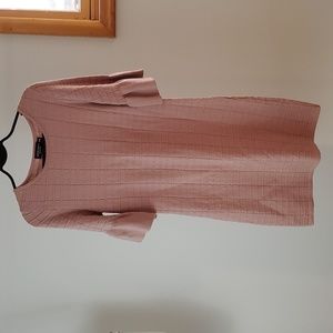 Dusty Pink Sweater Dress